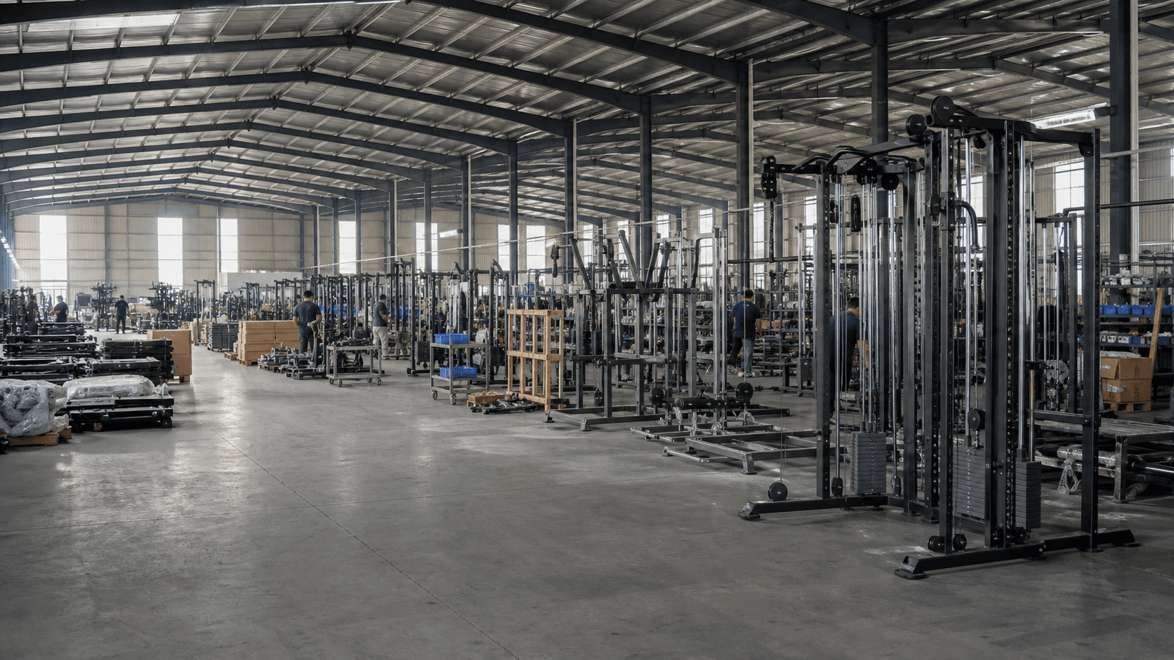 Xuzhou Fukangyuan Sports Technology Co., Ltd. production floor